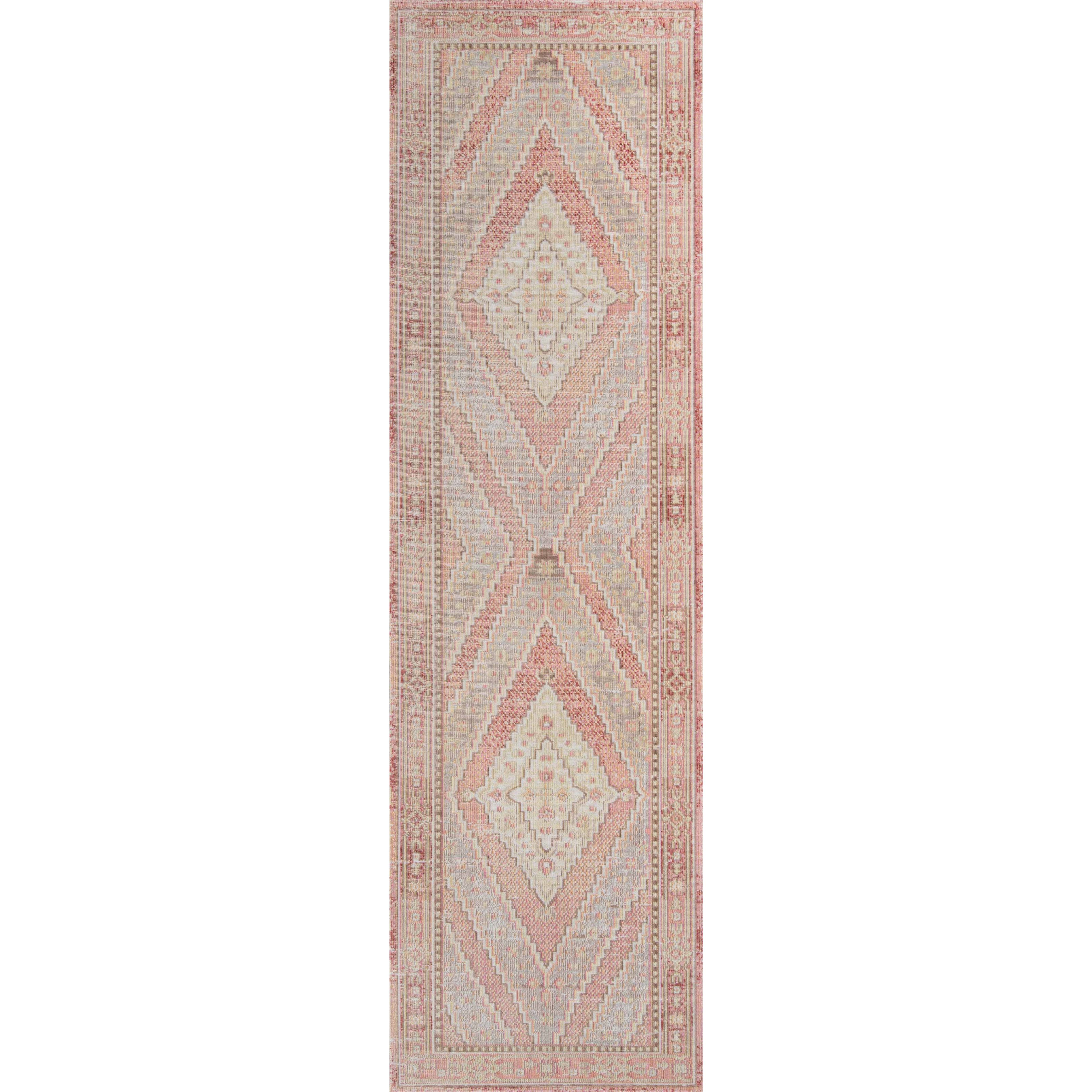 Tapis traditionnel Poppy - Rose