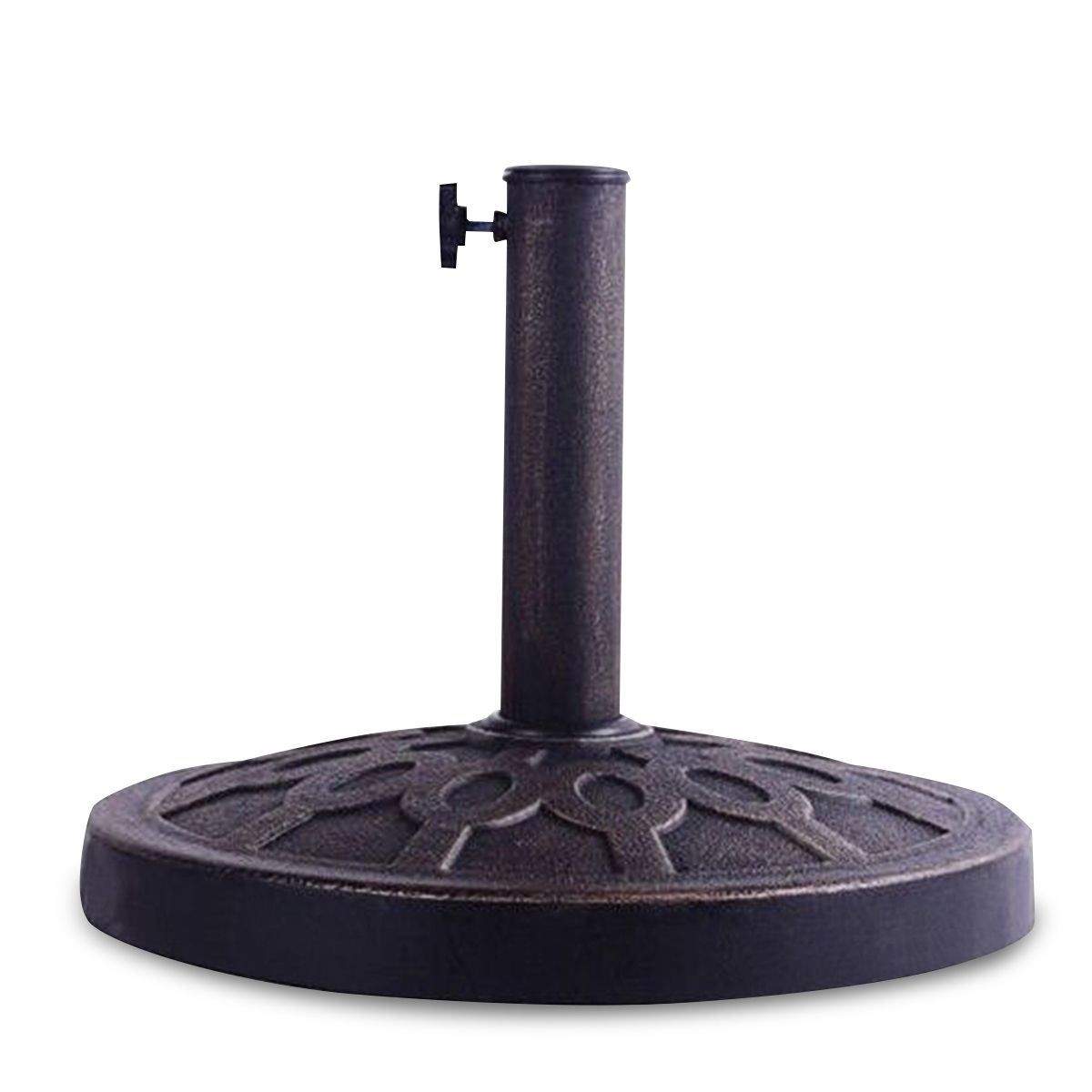 Socle pour parasol de terrasse d'extérieur robuste de 18 po - 13,6 kg
