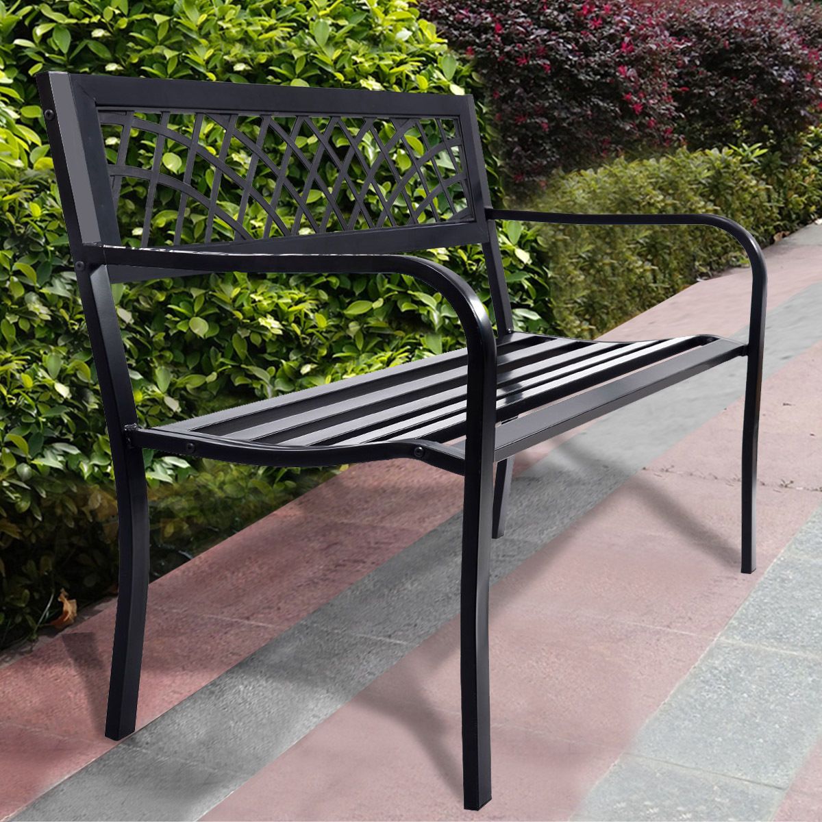 Bench Deck, Steel Frame for outdoor