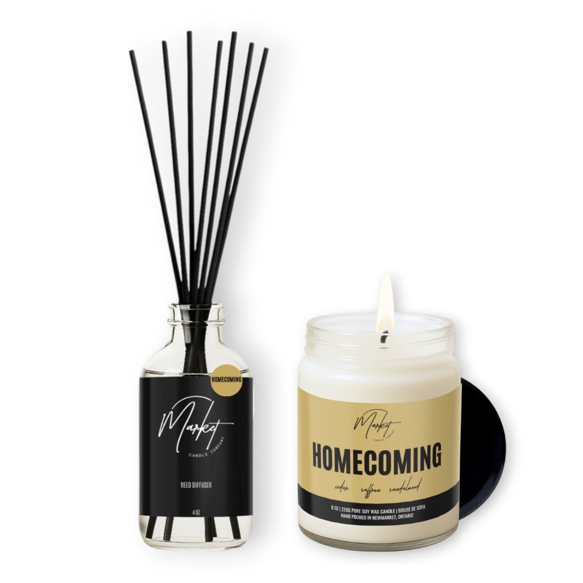 Homecoming candle and reed - Duo