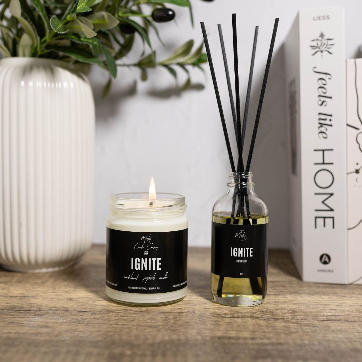 Ignite candle and reed - Duo
