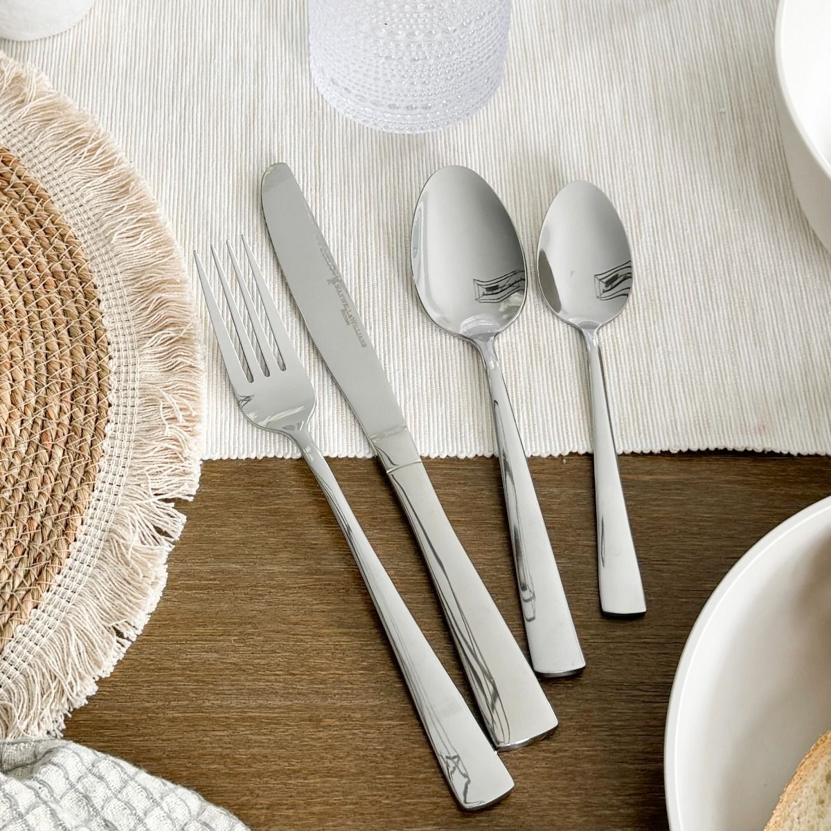 Maxwell & Williams Arden Cutlery Set Collection, 16 pieces | Linen