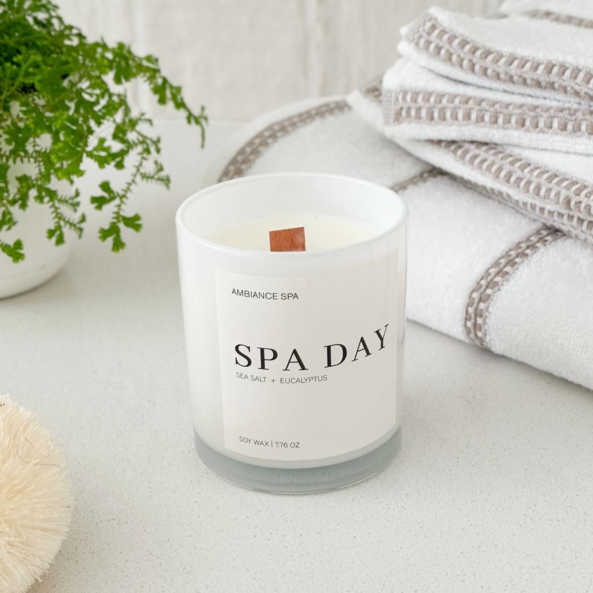 Scented Soy Candle in Jar Spa Day