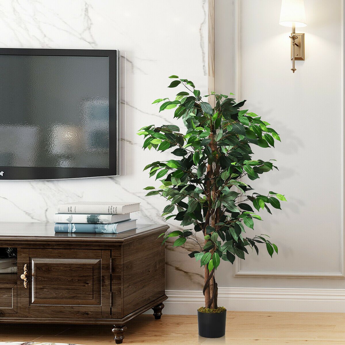 Artificial Ficus Silk Tree - 4 Ft