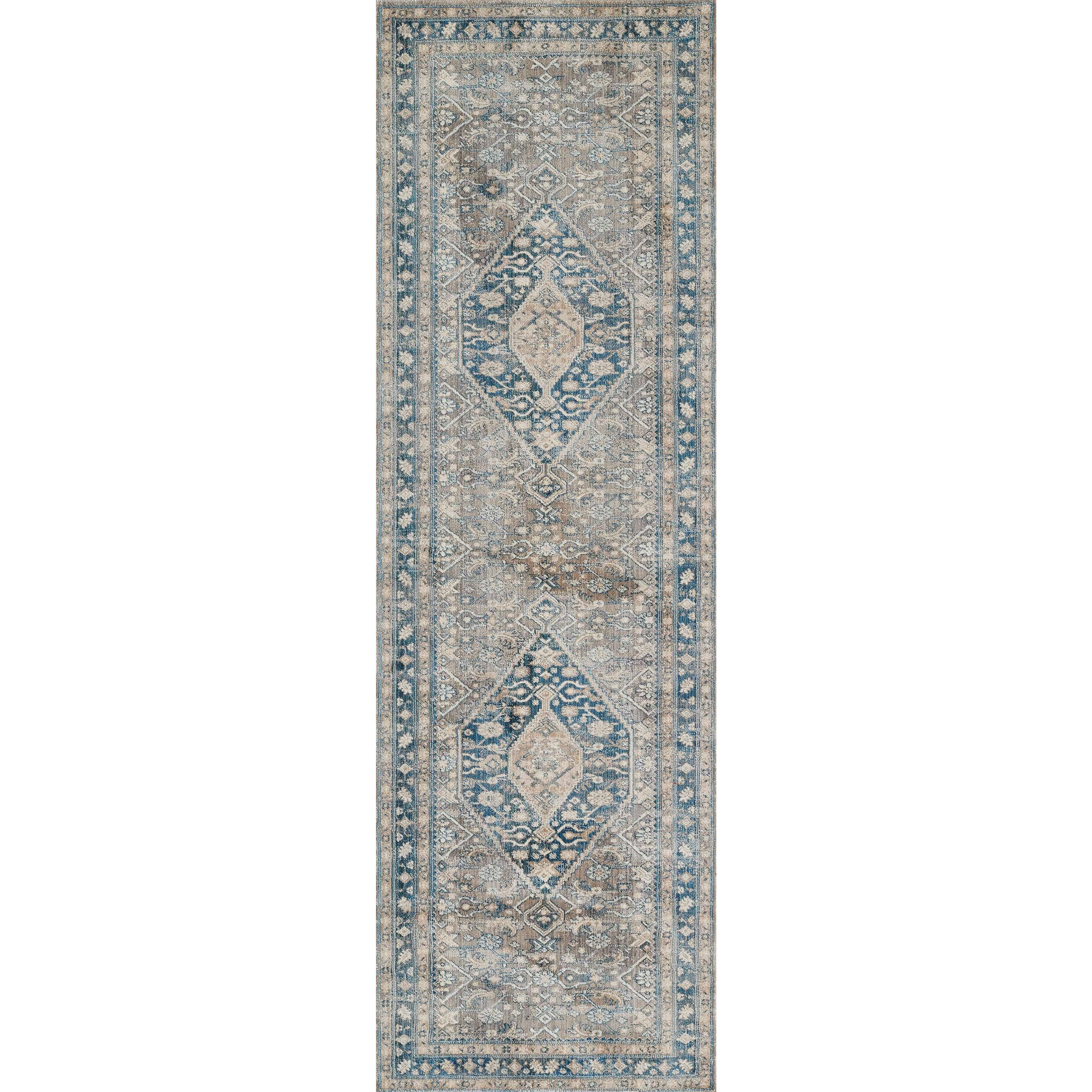 Lucia Traditional Area Rug - Blue