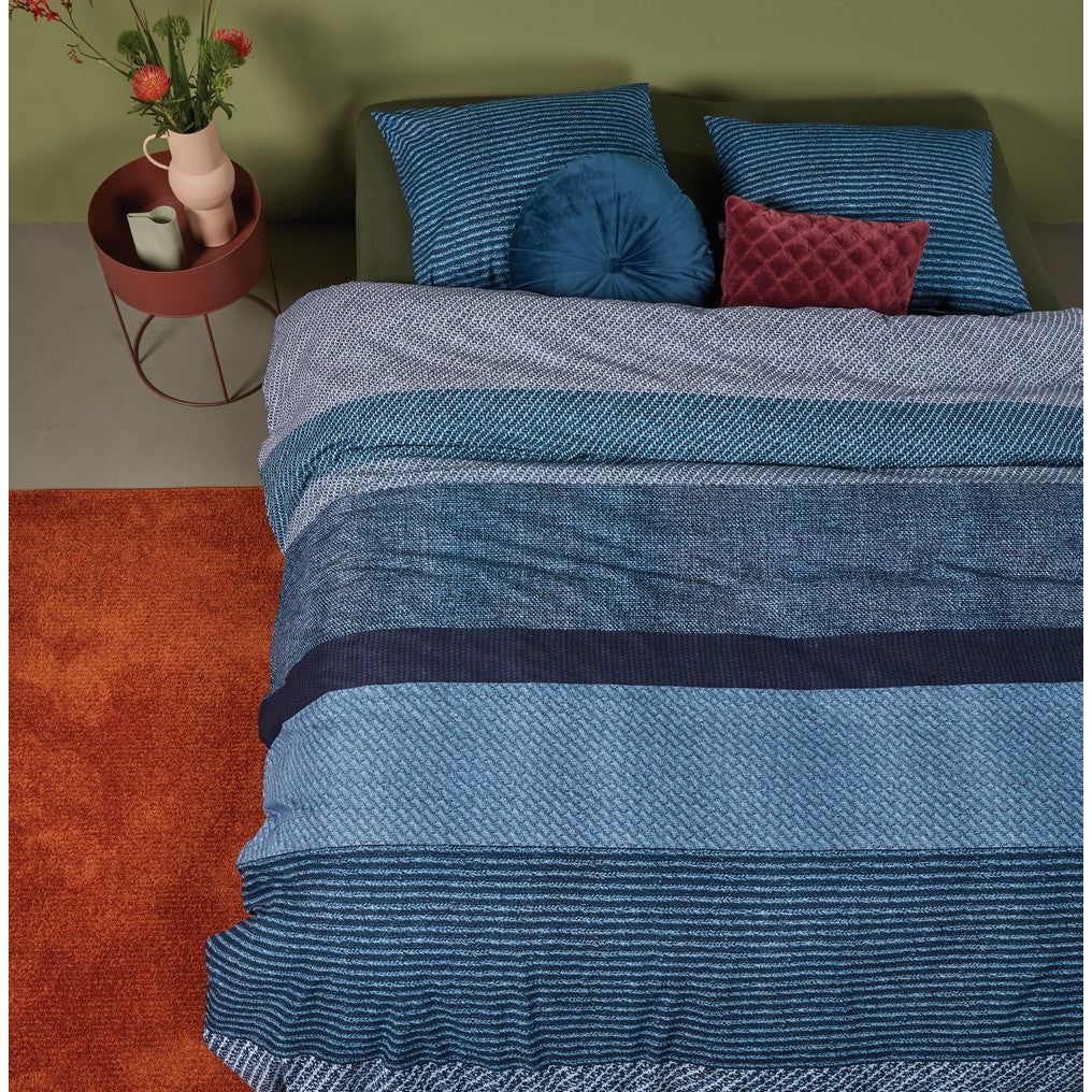 Berlin Blue Duvet Cover Set - King