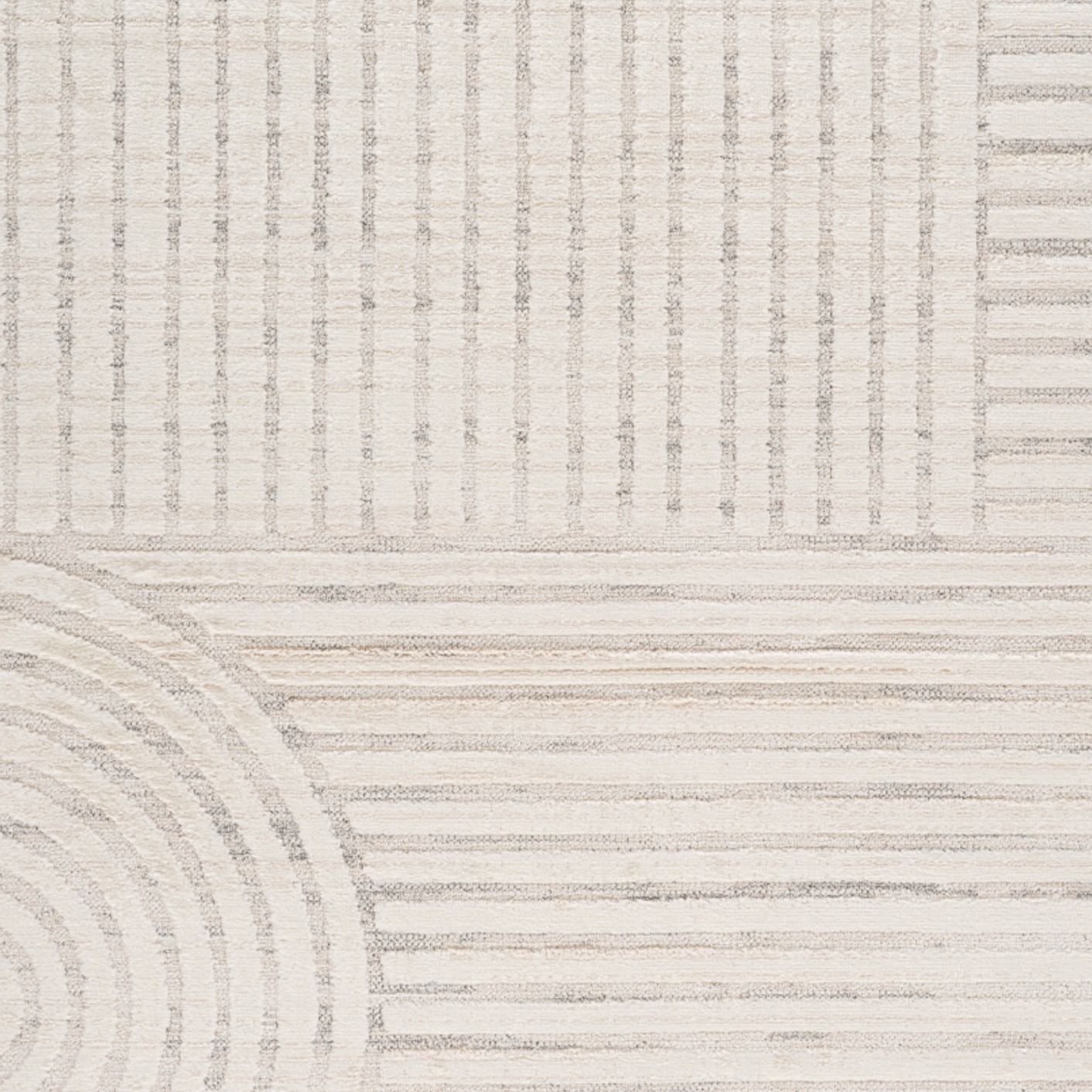 Arcus Geometric Modern Indoor Area Rug, Grey