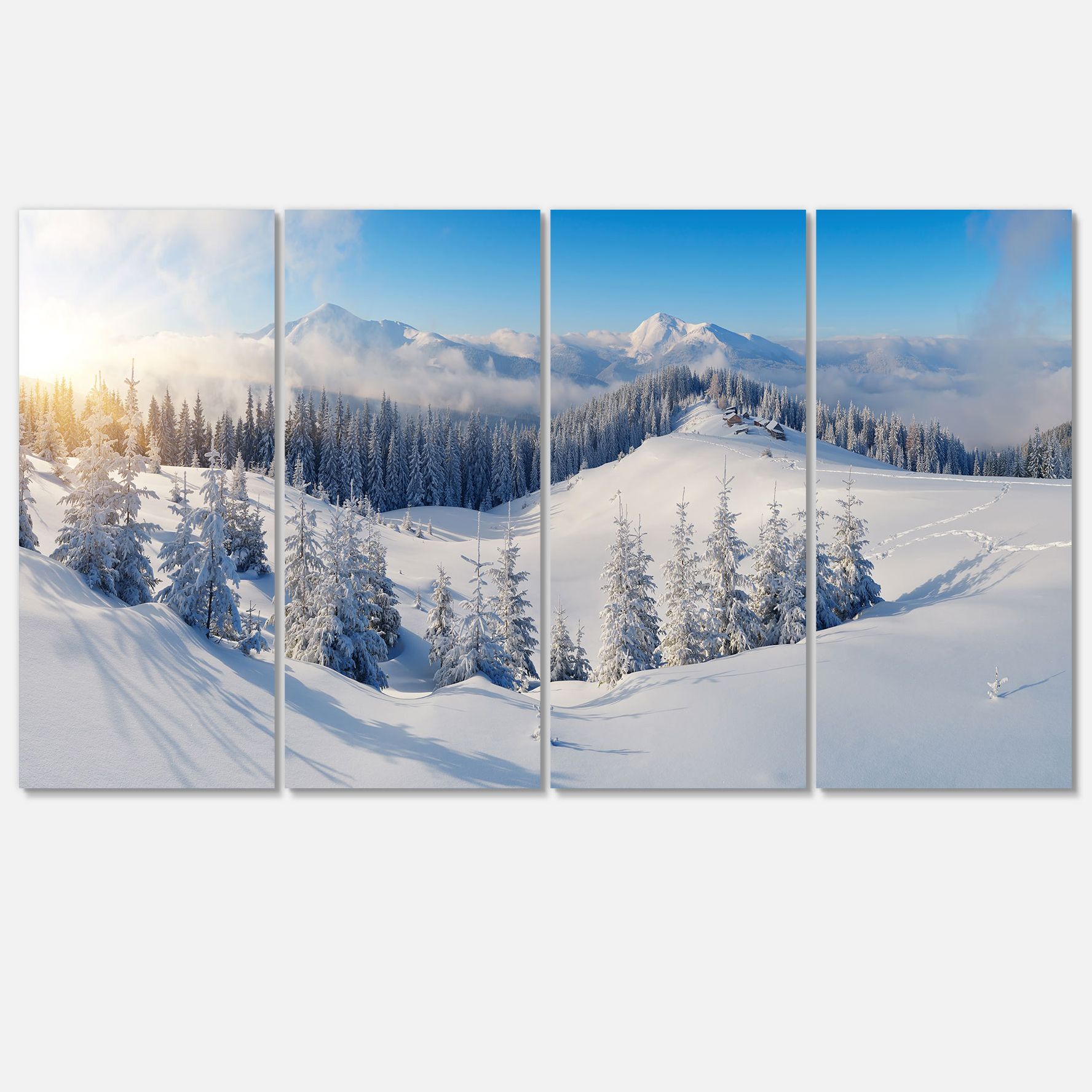 Toile « Winter Mountains Panorama
