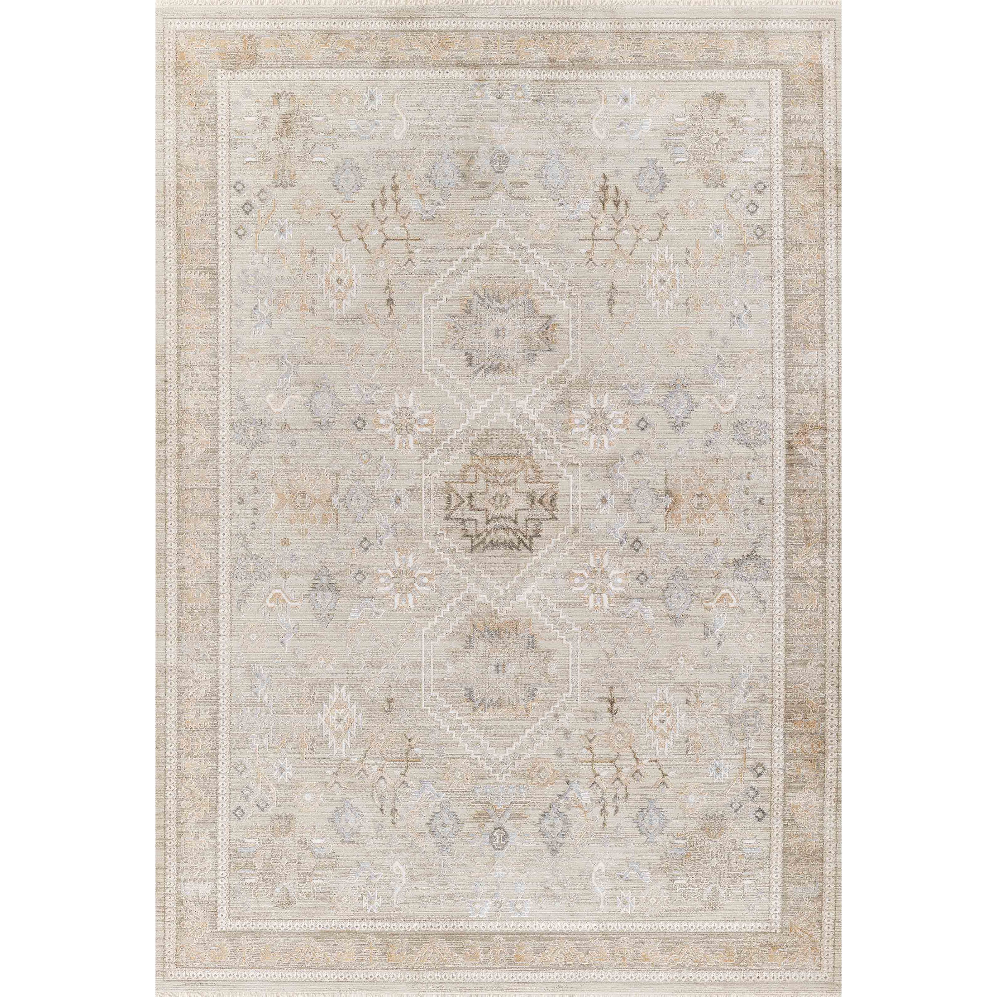 Eleanor Traditional Area Rug - Grey