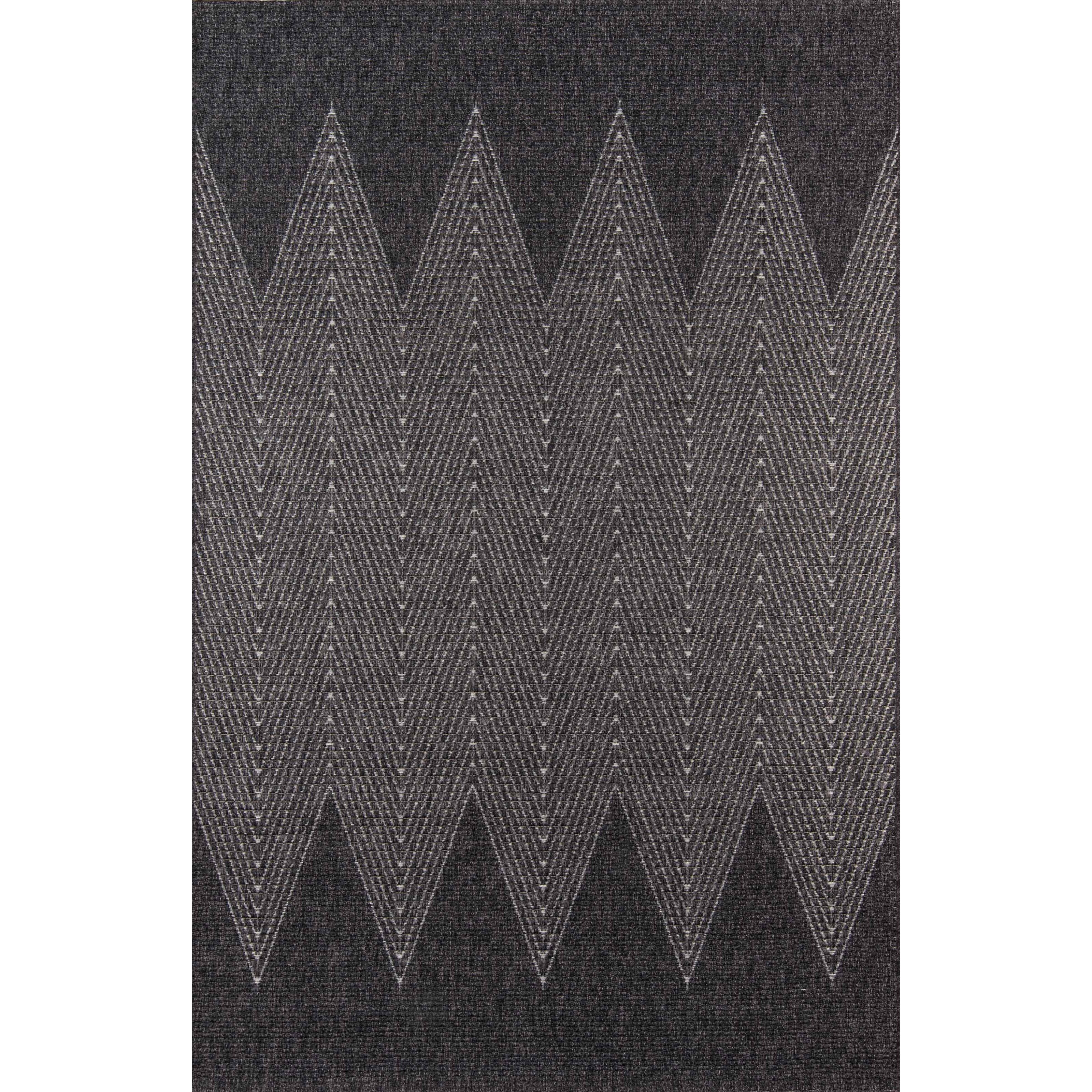 Raven Contemporary Area Rug - Charcoal