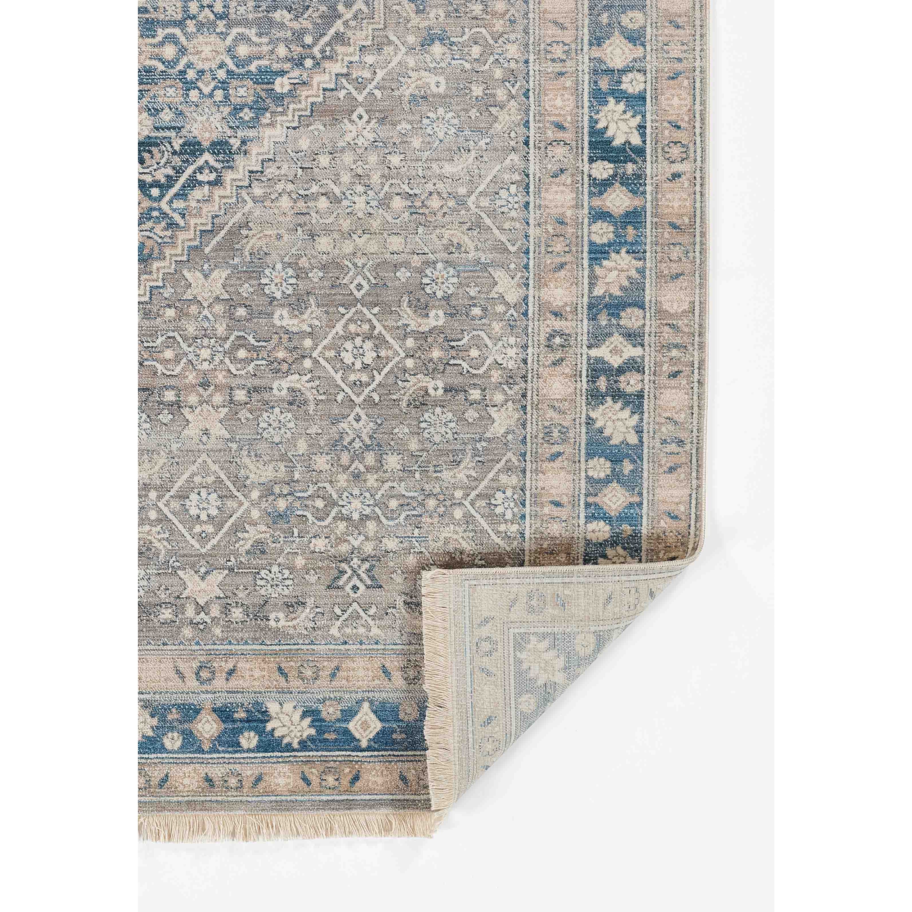 Lucia Traditional Area Rug - Blue