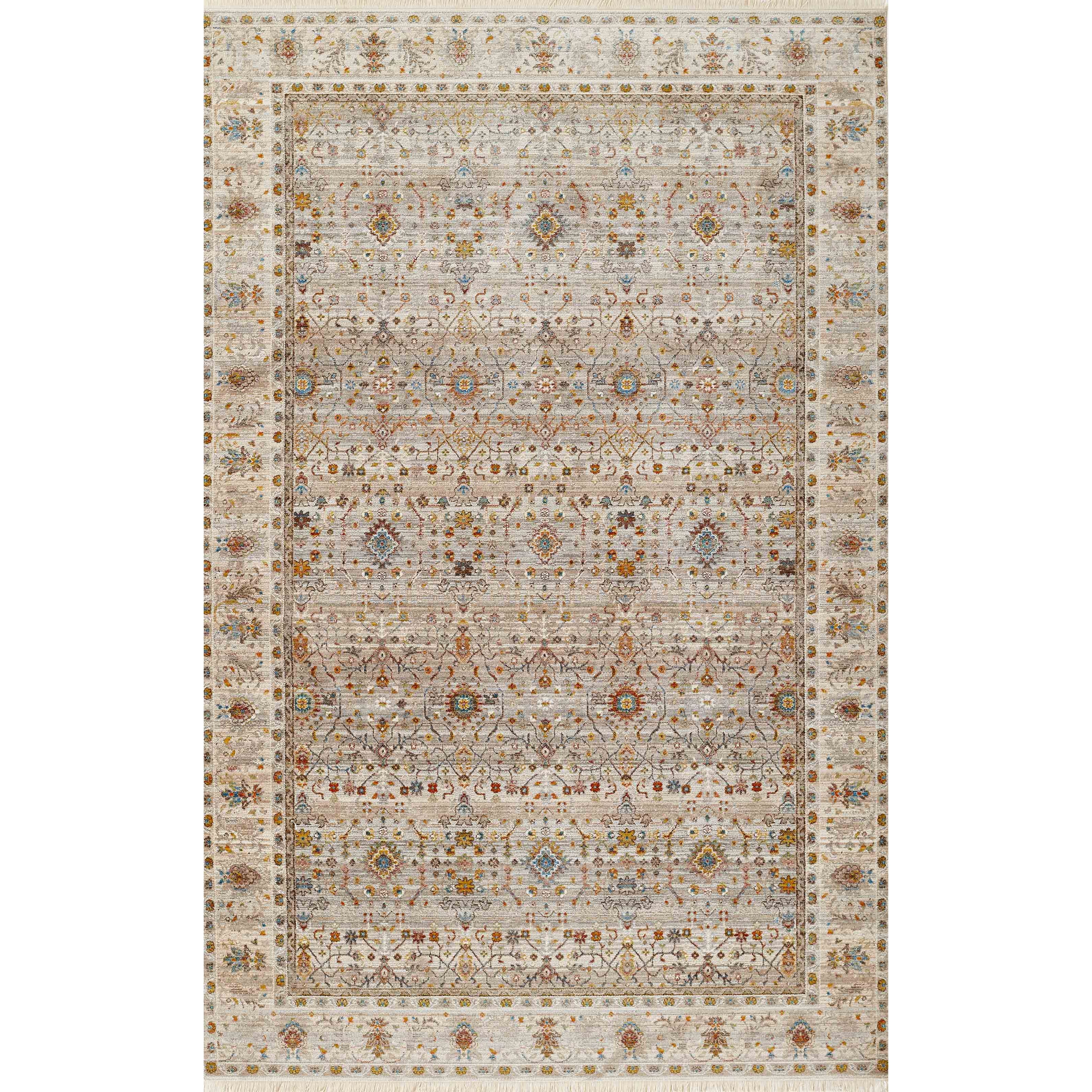 Zaina Traditional Area Rug - Grey