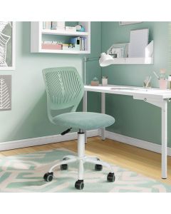 Chaise de bureau en tissu  - Bleu