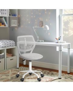 Chaise de bureau en tissu  - Gris