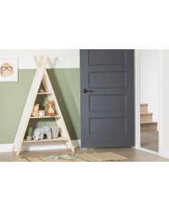 Sweedi Scandinavian Shelving Unit for kids in White and Natural Wood by South Shore Furniture
