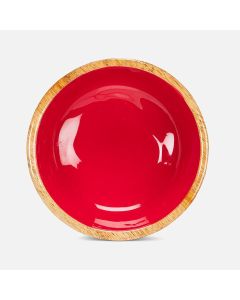 Petit bol rouge brillant