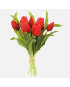 Bouquet de tulipes artificielles - rose