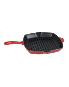 Le Creuset Square Skillet Grill - Red 