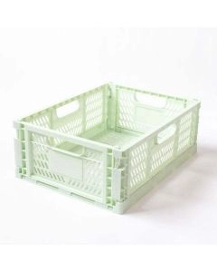 Ensemble de 4 grandes caisses pliantes - Vert