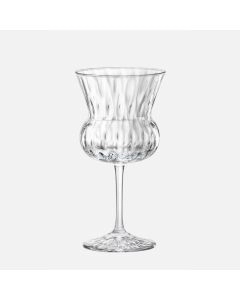 Bormioli Bloom Nick & Nora Rocco Stemware Glasses, Set of 6