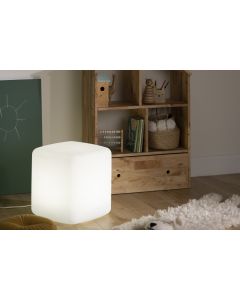 Sweedi Lighted Kids Stool White by South Shore Furniture