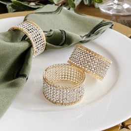 Two Tone Napkin Ring Linen Chest
