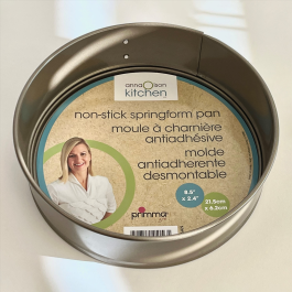 Anna Olson Kitchen Moule à gateau antiadhésive à charnière - 8.5 po