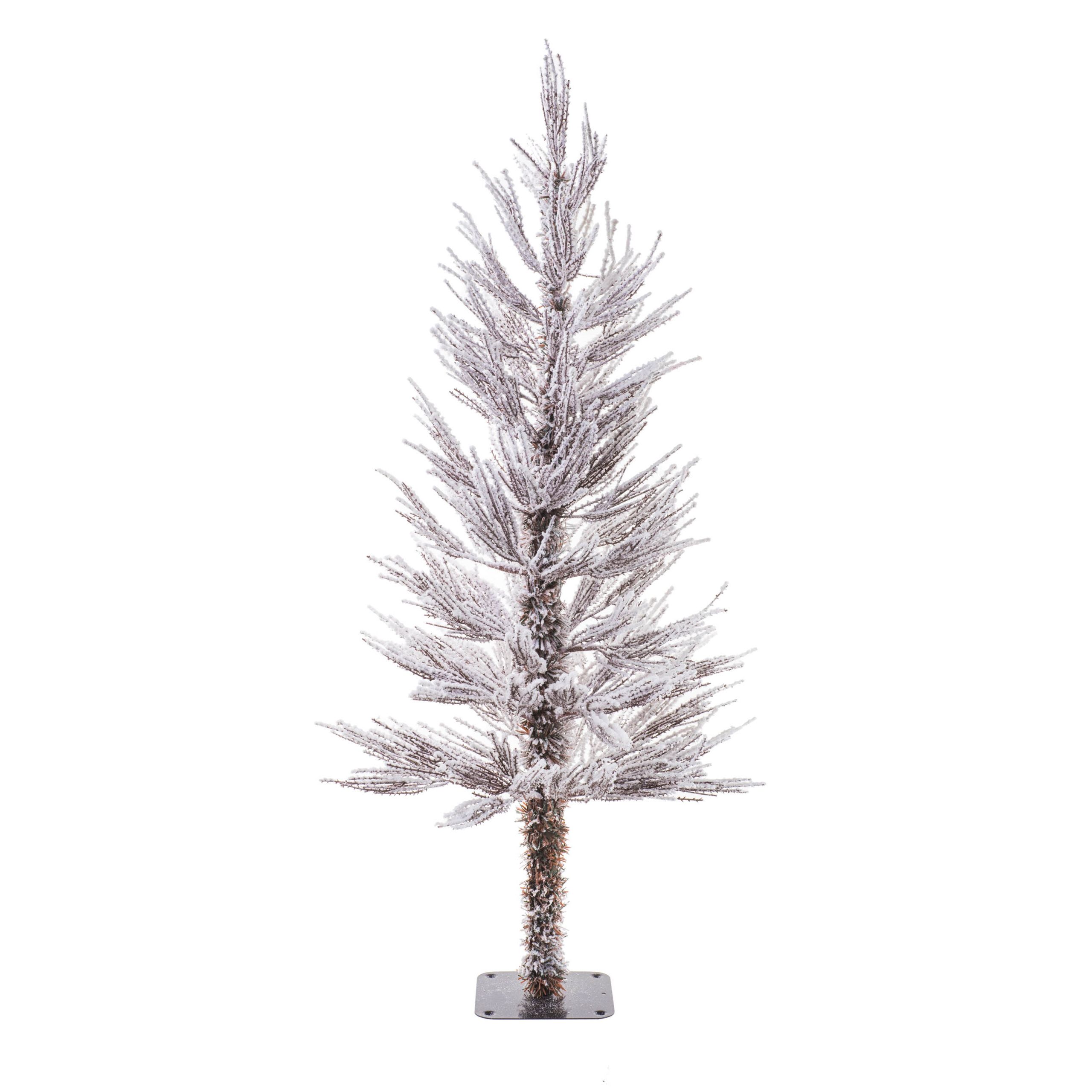 Green Pvc Christmas Trees with Silver Planter