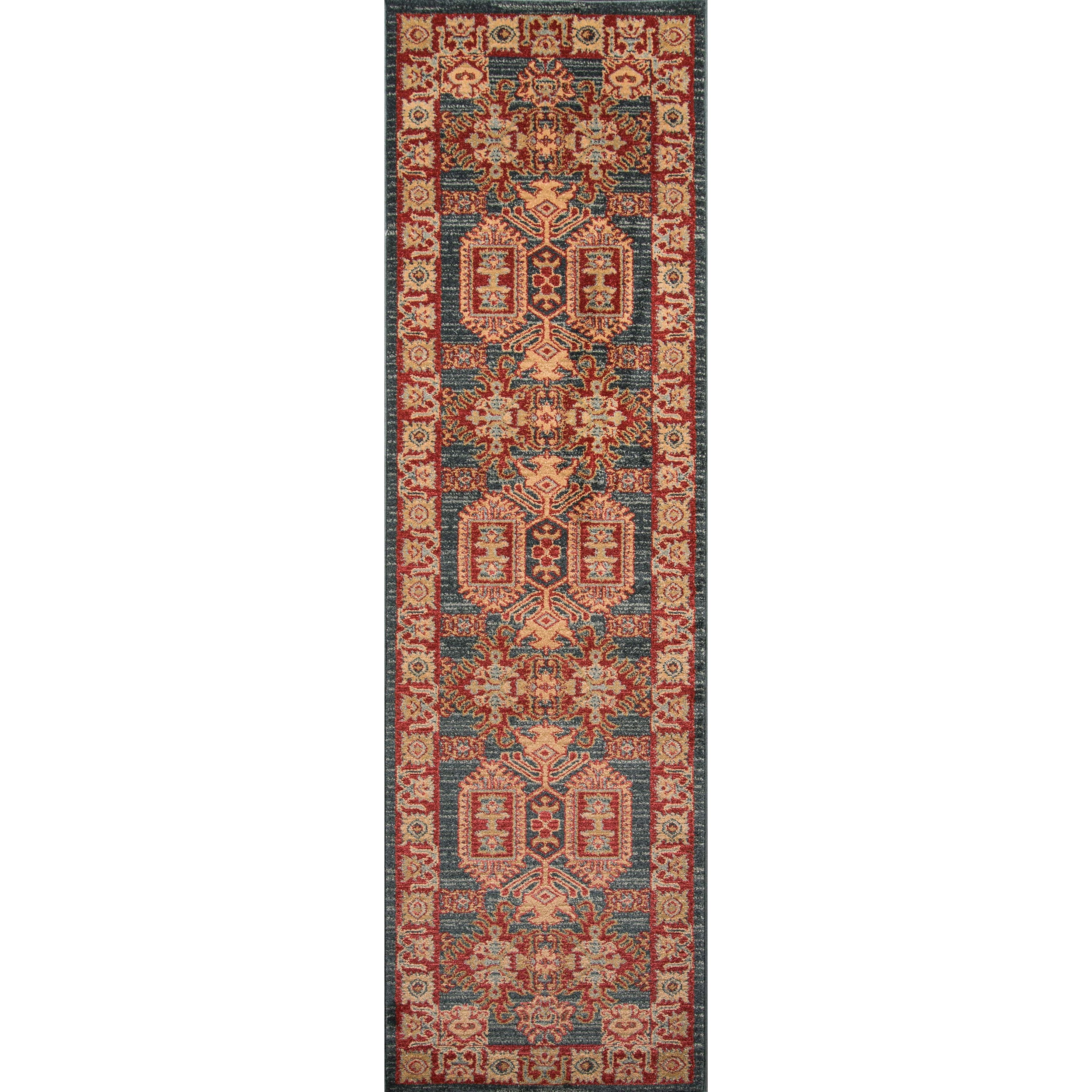 Lena Traditional Area Rug - Blue
