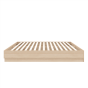 Madrid Platform Bed Frame - Natural Blonde Oak