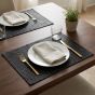 Embossed Faux Leather Placemat