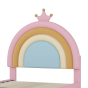 Velvet Rainbow Bed with Storage Drawer - Twin