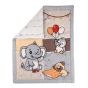 Ensemble de literie pour lit de bébé nouveau-né 5 pièces - Éléphant joueur