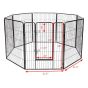 8 Metal Panel Heavy Duty Pet Playpen-40 Inch