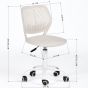 Chaise de bureau en tissu  - Beige