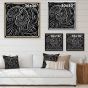Black and White Awareness Portrait I Wall Art