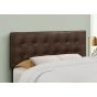 Upholstered Headboard with Leather-look Fabric - Double