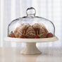 Brilliant Bianco Cake Stand & Dome