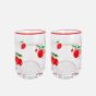 JS Gourmet Icon Cherry Embedded DOF Glasses, Set of 2
