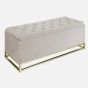 Jessica Banc de rangement - Sable Or