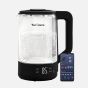 JS GOURMET VerAroma Smart Electric Glass Kettle with LED and Temperature Control - 1.8L