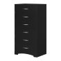 Step One 6-Drawer Chest - Black