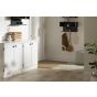 Morgan Small 2-Door Storage Cabinet - White
