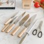 Ensemble 8 pièces porte-couteau et couteaux en bois d’érable canadien par Cuisinart