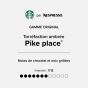 Capsules Starbucks® torréfaction ambrée Pike Place® pour Nespresso® Original