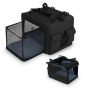 Portable Foldable Pet Carrying Bag with 2 Openings and Comfy Cushion