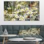 Daisies Flowers Under the Window  Canvas Wall Art
