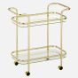 Serena Bar Cart - Gold