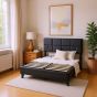 Upholstered Bed with Hydraulic Storage - Queen