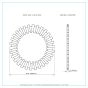 Spectra Round Glass Mirror